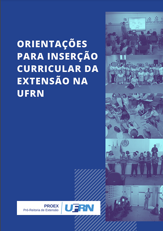 Ilustração das orientações para inserção curricular da extensão na UFRN